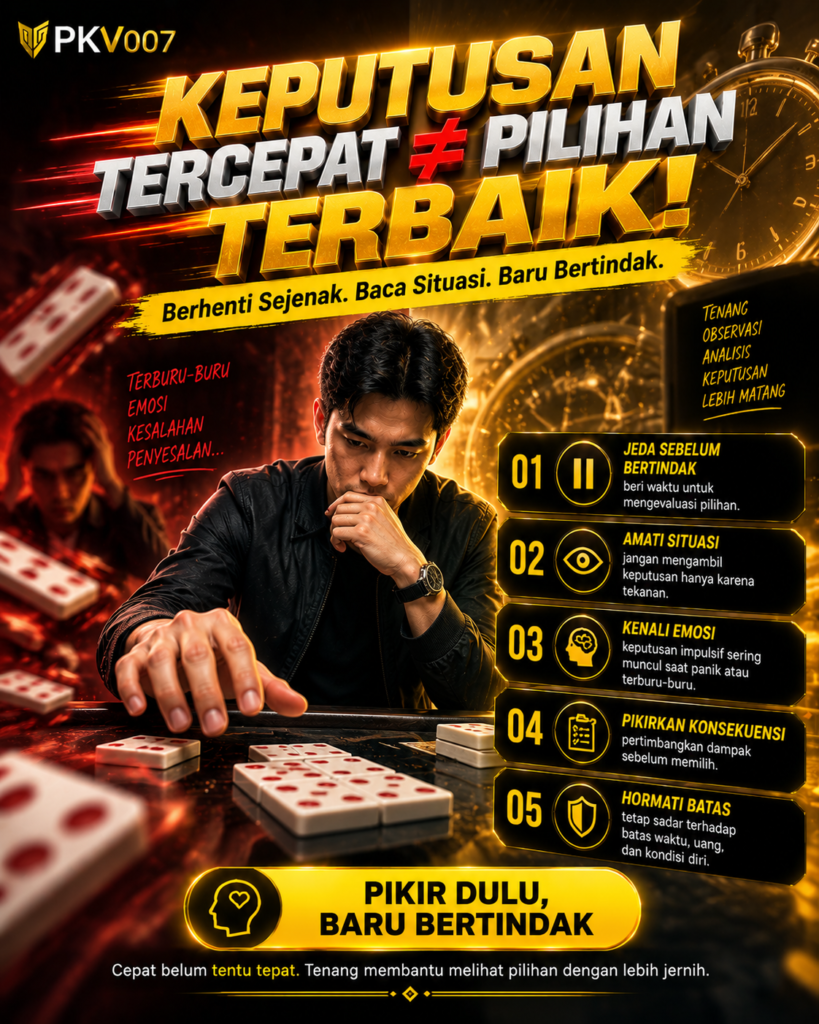 Mengapa Keputusan Tercepat Justru Sering Bukan Pilihan Terbaik? da15f078 390e 4462 842f f4caf30cf412